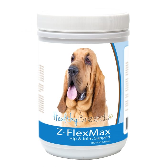 Healthy Breeds 840235155973 Bloodhound Z-Flex Max Dog Hip & Joint Support - 180 Count