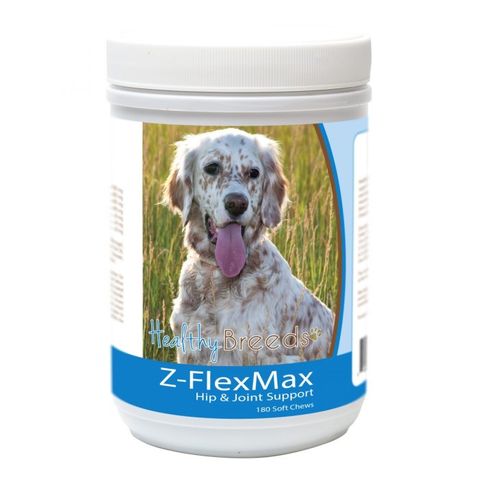 Healthy Breeds 840235156031 English Setter Z-Flex Max Dog Hip & Joint Support - 180 Count