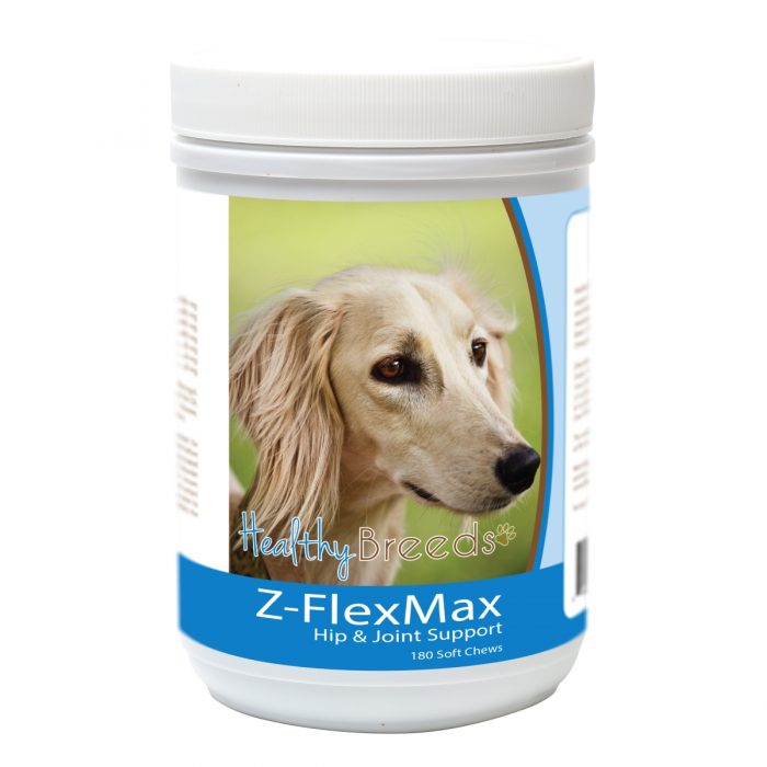 Healthy Breeds 840235156055 Saluki Z-Flex Max Dog Hip & Joint Support - 180 Count