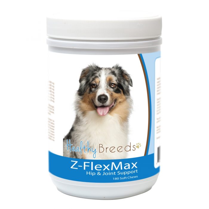 Healthy Breeds 840235156208 Australian Shepherd Z-Flex Max Dog Hip & Joint Support - 180 Count
