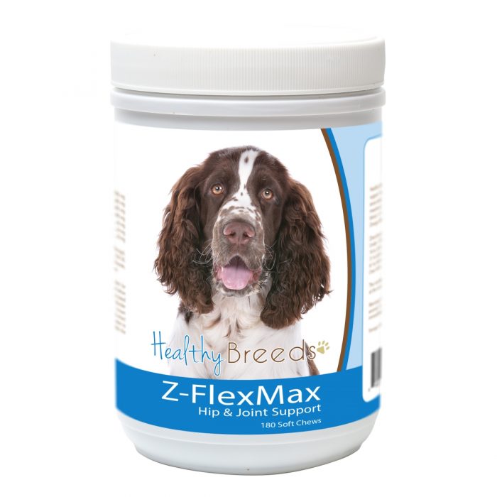 Healthy Breeds 840235156222 English Springer Spaniel Z-Flex Max Dog Hip & Joint Support - 180 Count