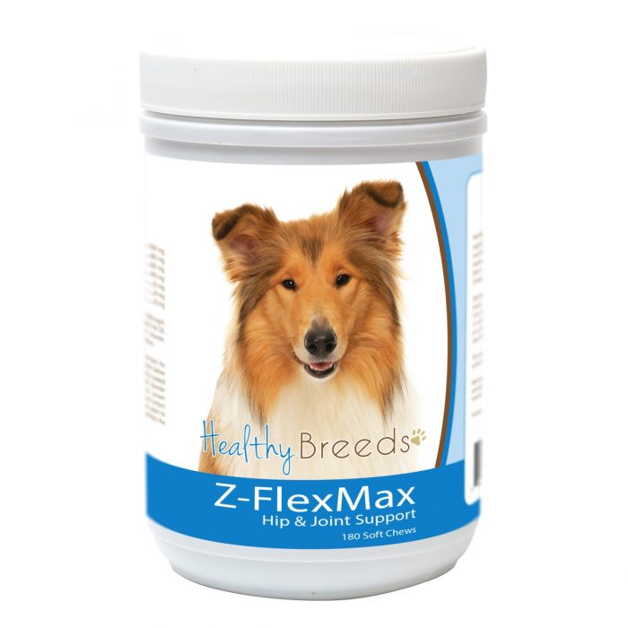 Healthy Breeds 840235156369 Collie Z-Flex Max Dog Hip & Joint Support - 180 Count