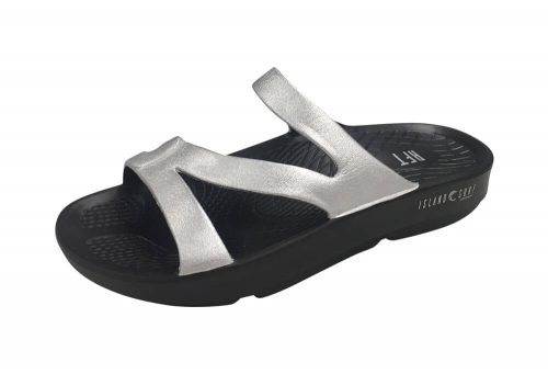 Island Surf Company Coral Sandals - Women's - black/silver, 9