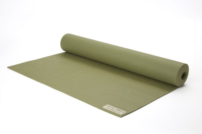 Jade Yoga 868OL Travel Yoga Mat - Olive Green - 0.12 x 68 in.