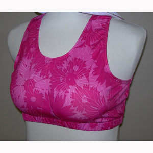 LORA5350 Loraine Mastectomy Sports Bra Pink - Extra Large