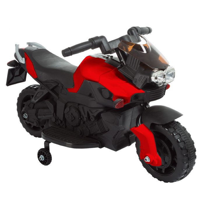 Lil Rider M410014 Ride on Toy 2 Wheel Motorcycle with Training Wheels 2-5 Years Old -Red