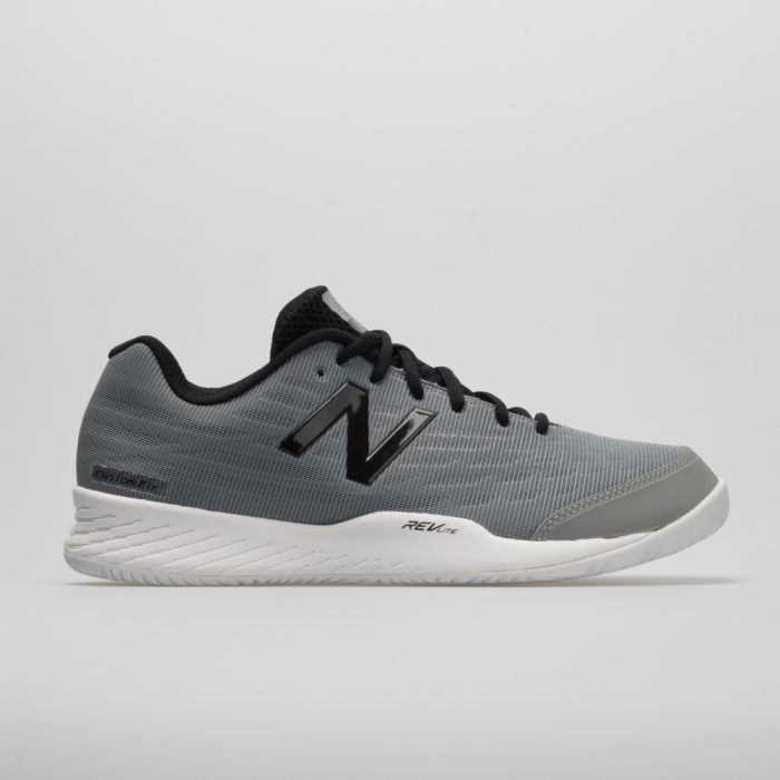 New Balance 896v2: New Balance Men's Tennis Shoes Team Away Gray/Black