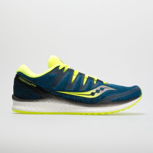 Saucony Freedom ISO 2: Saucony Men's Running Shoes Blue/Citron