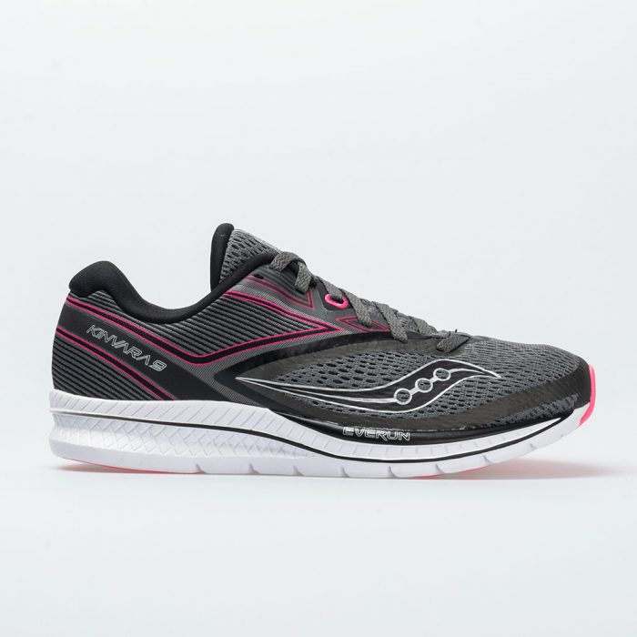 Saucony Kinvara 9: Saucony Women's Running Shoes Grey/Black/Pink