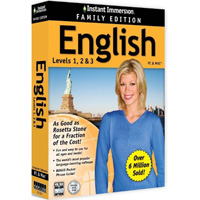 Topics Entertainment 81351 Instant Immersion English Family Edition - Win XpVistaWin 7Win 8-Mac Os X10.6 Or Later