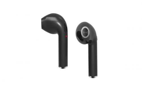 ZTech ZTH010BK Wireless Music Headphones In-Ear with charging case for iPhone & Androids - Black