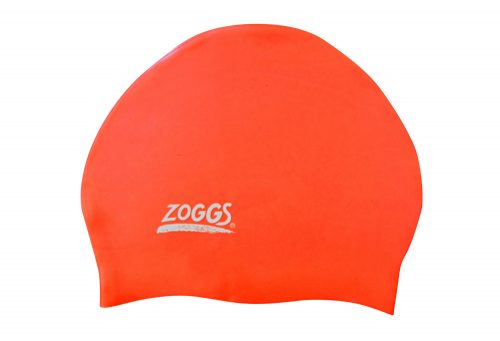 Zoggs Easy Fit Silicone Cap - tri orange, one size