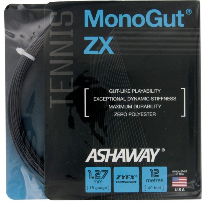 Ashaway Monogut ZX 16 Black: Ashaway Tennis String Packages