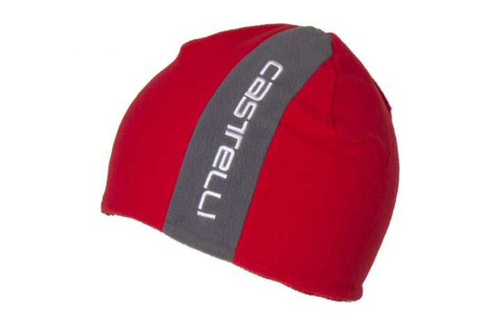 Castelli Reversible 2 Beanie - red/black, one size