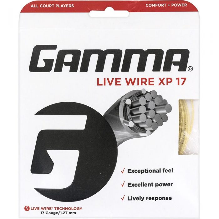 Gamma Live Wire XP 17: Gamma Tennis String Packages