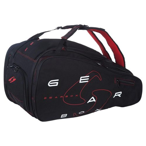 Gearbox Club Bag Black/Red: Gearbox Racquetball Bags