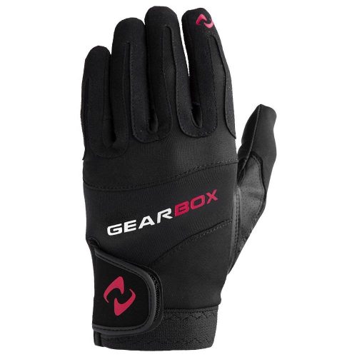 Gearbox Movement Glove Left Red Accent: Gearbox Racquetball Gloves
