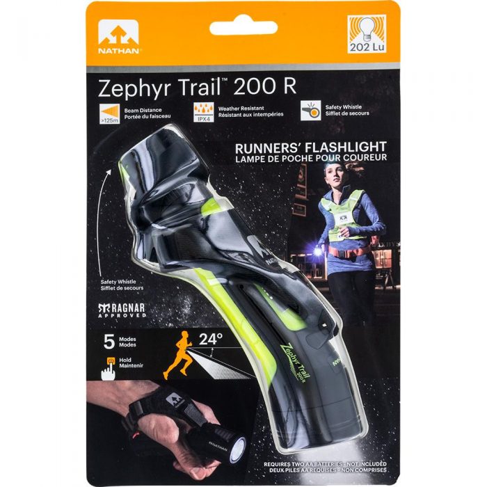 Nathan Zephyr Fire 200 R Trail Hand Torch: Nathan Reflective, Night Safety