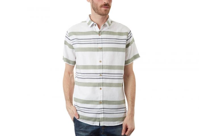 PX Canaan Short Sleeve Shirt - Men's - white, small