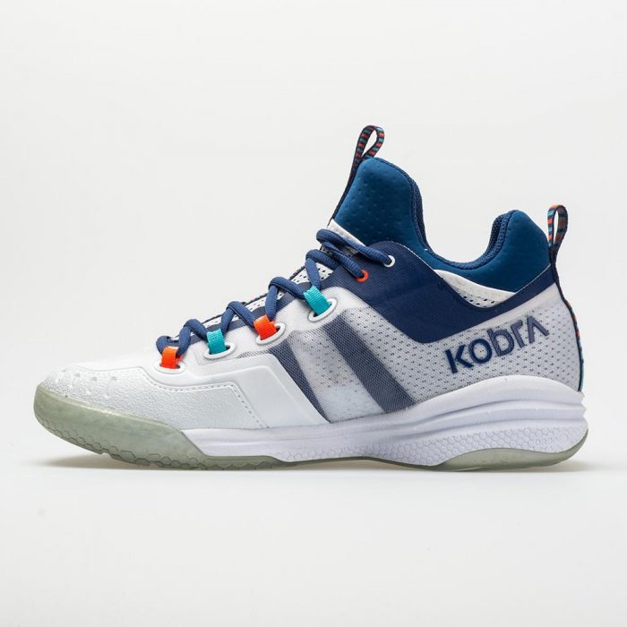 Salming Kobra Mid 2: Salming Men's Indoor, Squash, Racquetball Shoes White/Limoges Blue