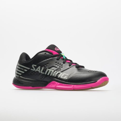 Salming Viper 5: Salming Women's Indoor, Squash, Racquetball Shoes Black/Pink Jewel