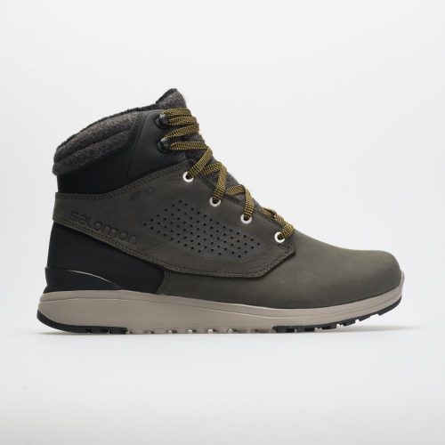Salomon Utlity Winter CS WP: Salomon Men's Hiking Shoes Beluga/Black/Green Sulphur