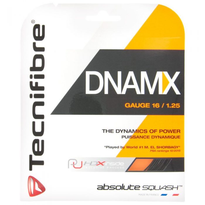 Tecnifibre DNAMX 16 1.25: Tecnifibre Squash String Packages