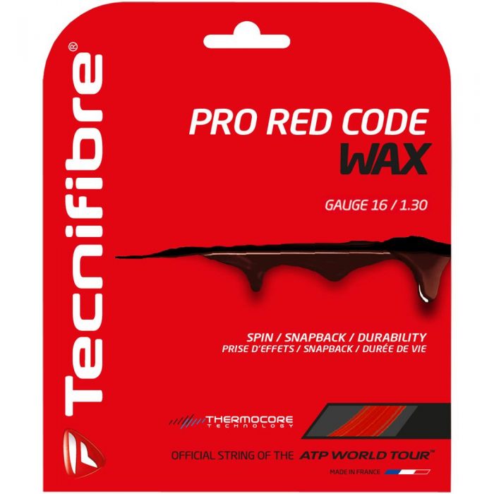Tecnifibre Pro Red Code Wax 16 1.30: Tecnifibre Tennis String Packages