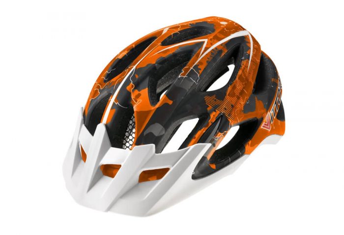 Vittoria DRT Helmet - orange/black camo, l