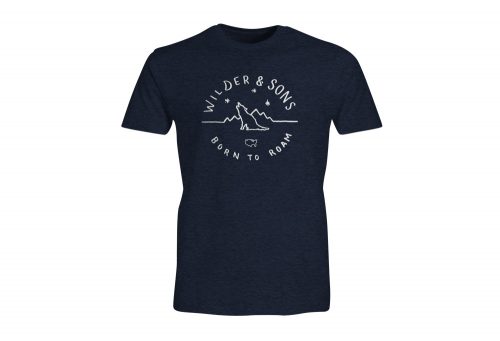 Wilder & Sons Born to Roam T-Shirt - Men's - navy heather, large