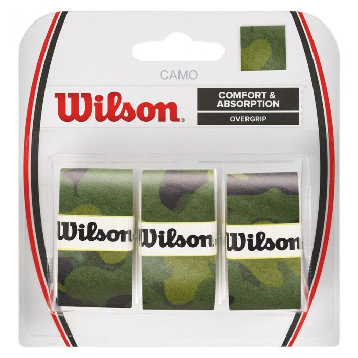 Wilson Camo Overgrip 3 Pack: Wilson Tennis Overgrips