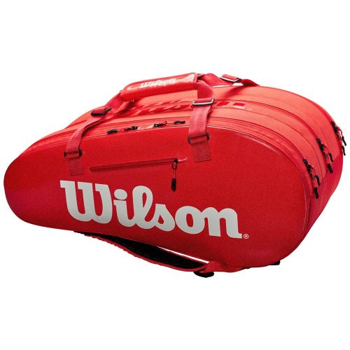 Wilson Super Tour 3 Compartment Infrared: Wilson Tennis Bags
