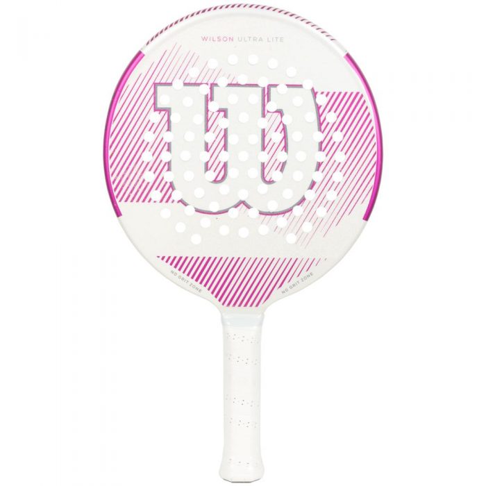 Wilson Ultra Lite White/Pink: Wilson Platform Tennis Paddles