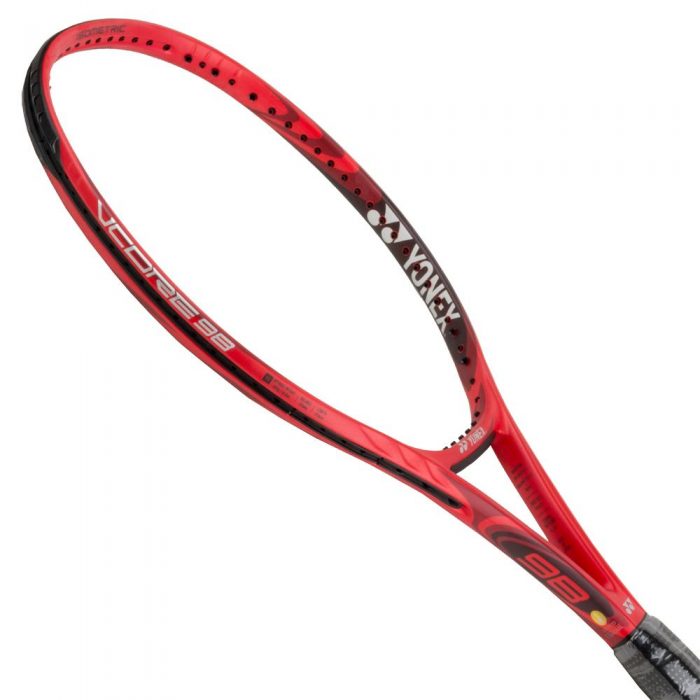 Yonex VCORE 98 (305) Flame Red: Yonex Tennis Racquets