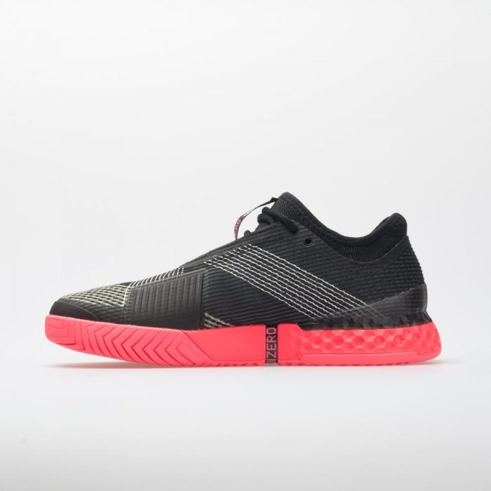 adidas adizero Ubersonic 3: adidas Men's Tennis Shoes Black/Silver/Flame Red