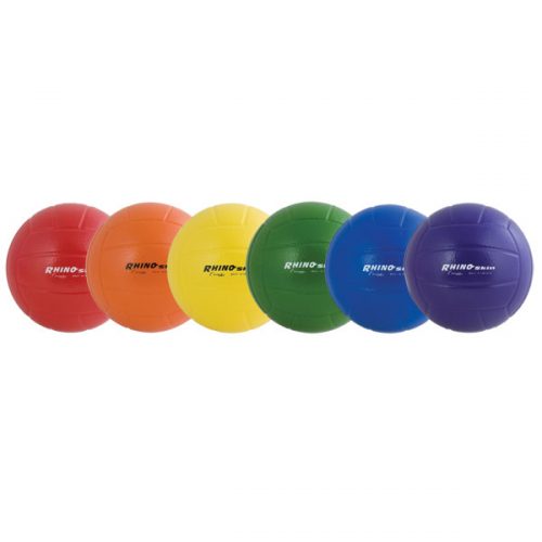 Champion Sports RSVBSET 8 in. Rhino Skin Ball Set Multicolor - Set of 6