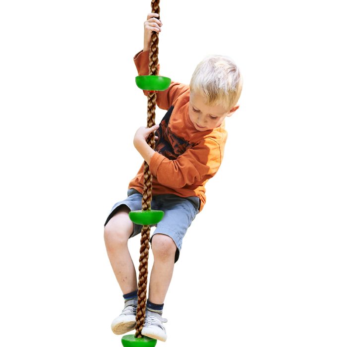 Hey Play M350065 Climbing Rope Knotted Tree Swing Ladder